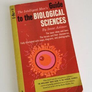 1964 Intelligent Man's Guide to the Biological Sciences Paperback Isaac Asimov